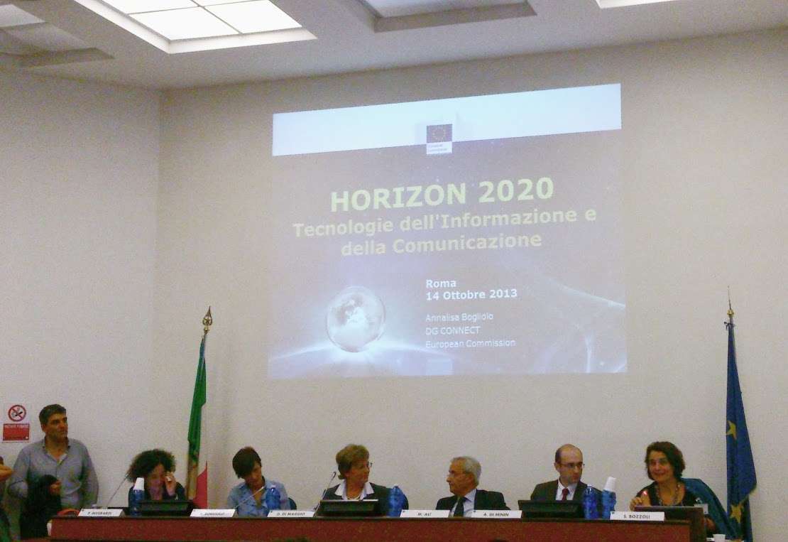 ICT Horizon 2020, Info day Apre, Roma, 14 ottobre 2013 - foto di Viola De Sando
