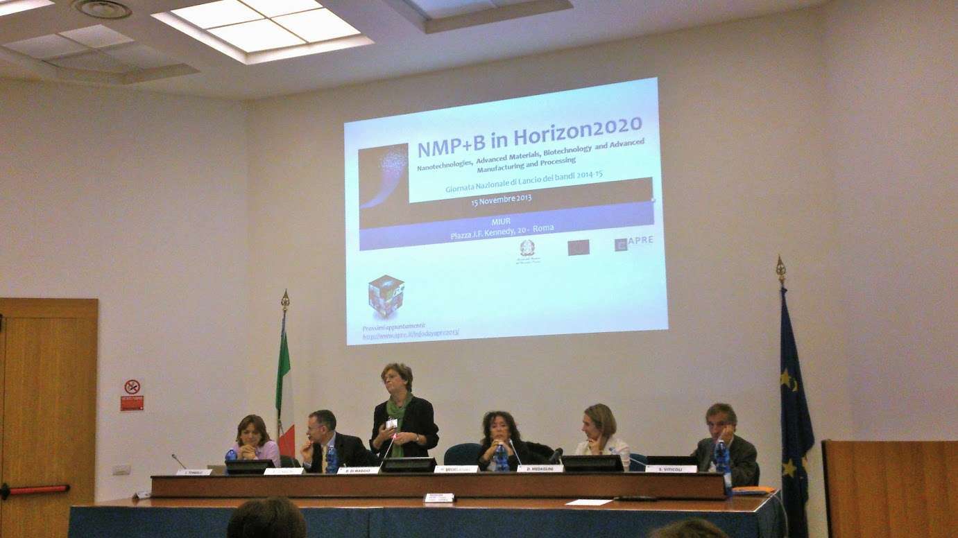 NMP+B in H2020: Giornata Nazionale di Lancio Bandi 2014-2015, Roma 15-11-2013 - foto di Viola De Sando