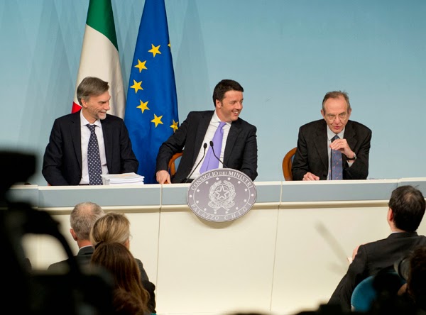 Conferenza stampa a Palazzo Chigi - fonte: Governo