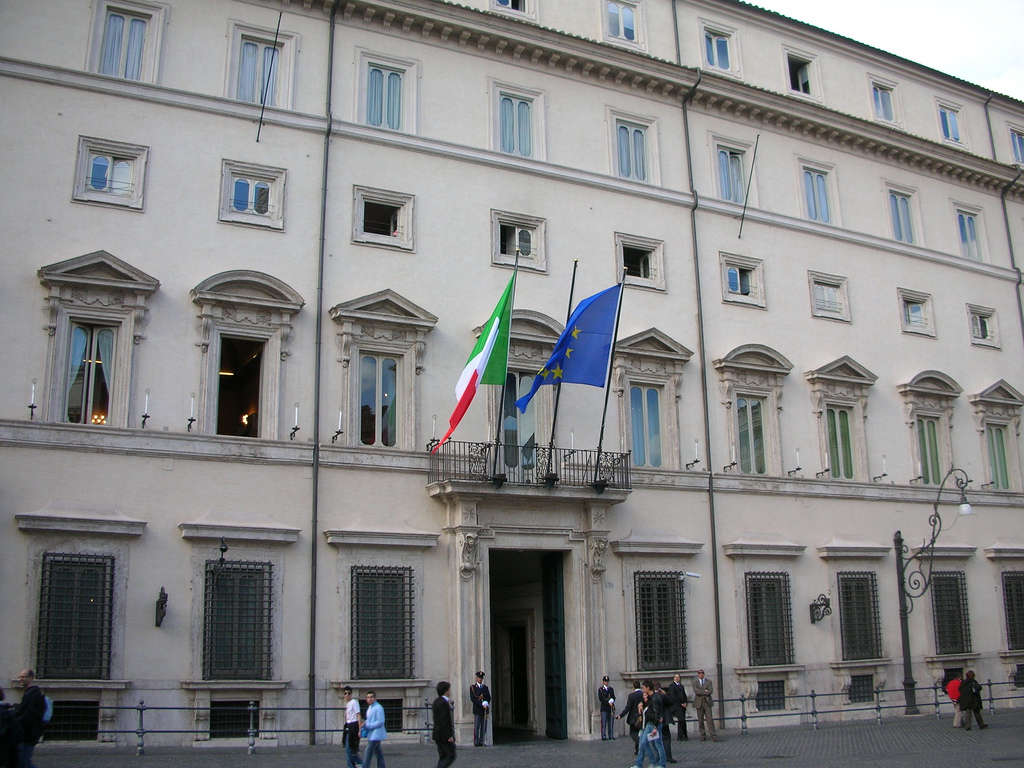 Palazzo Chigi - Author: agenziami / photo on flickr 