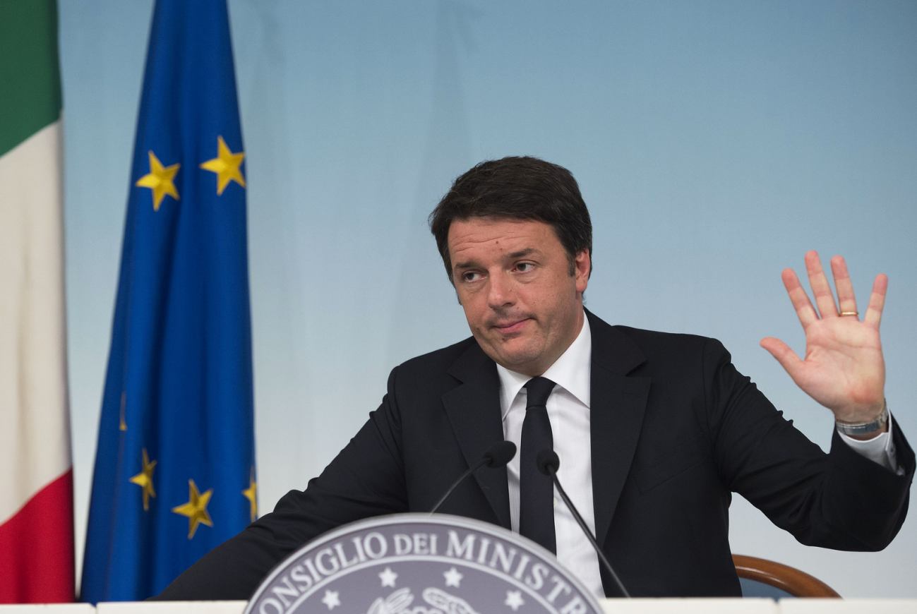 Conferenza stampa Matteo Renzi - foto di Palazzo Chigi