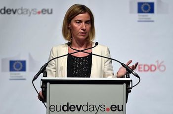 Federica Mogherini at the EDD Opening Ceremony © European Union