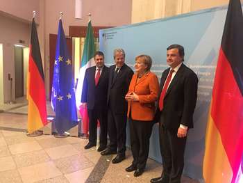 Conferenza Italia-Germania - Foto del Ministero dello Sviluppo Economico