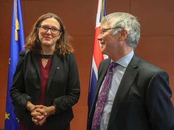 Malmström e Parker © European Union, 2018/Source: EC - Audiovisual Service