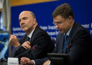 Moscovici e Dombrovskis - © European Union, 2018/Photo credit: Elyxandro Cegarra
