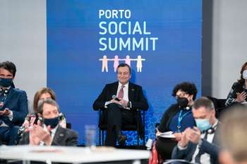 Draghi al Social summit di Porto - Credit: Palazzo Chigi