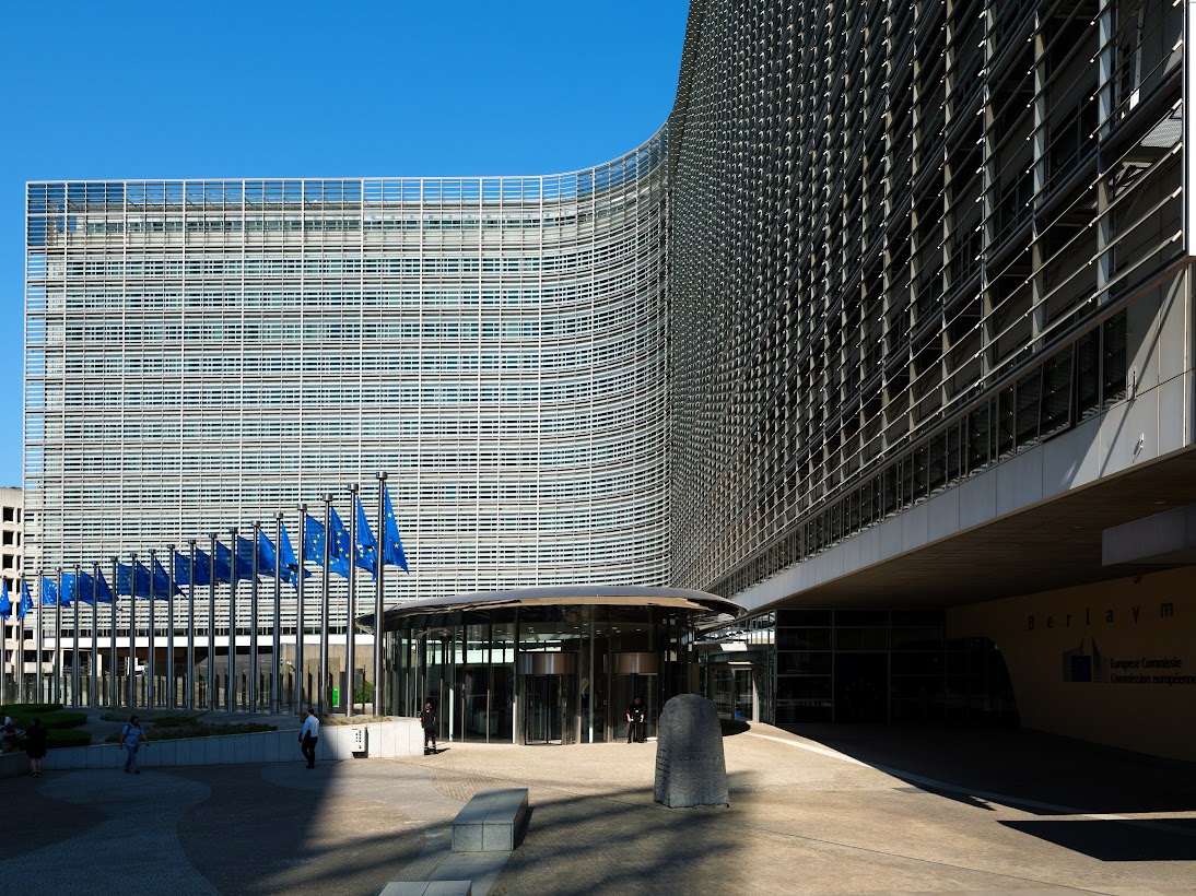Entrance to the Berlaymont building - European Union 2023 - Photographer: Christophe Licoppe