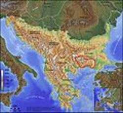 Balcans map - immagine di RosarioVanTulpe