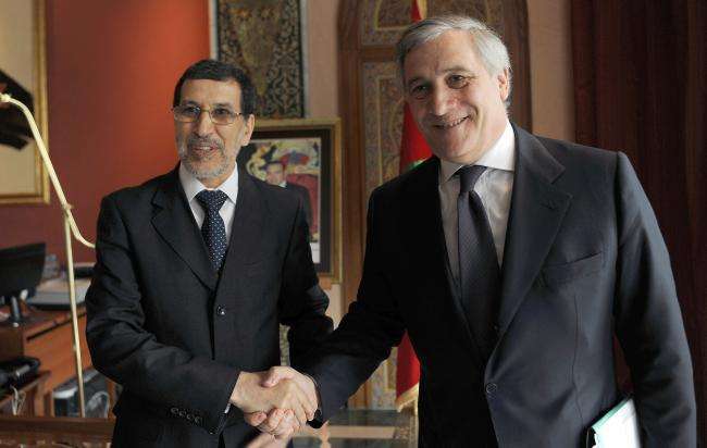 Saad-Eddine El Othmani, Moroccan Minister for Foreign Affairs and Cooperation and Antonio Tajani - Credit © European Union, 2012
