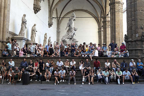 Turisti a Firenze - foto di Roberto Trm